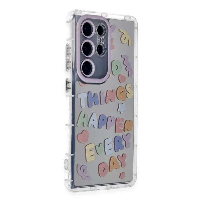 BUĞZ Samsung Galaxy S24 Ultra Kılıf Reflexion Desenli Kapak - Desen 7