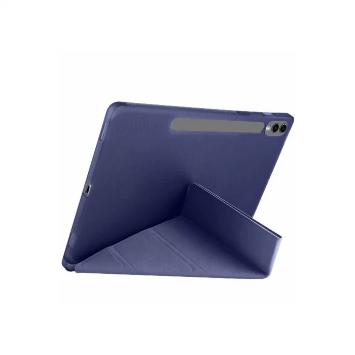 BUĞZ Samsung Galaxy X610 Tab S9 Fe Plus 12.4 Kılıf Kalemlikli Mars Tablet Kılıfı - Lacivert