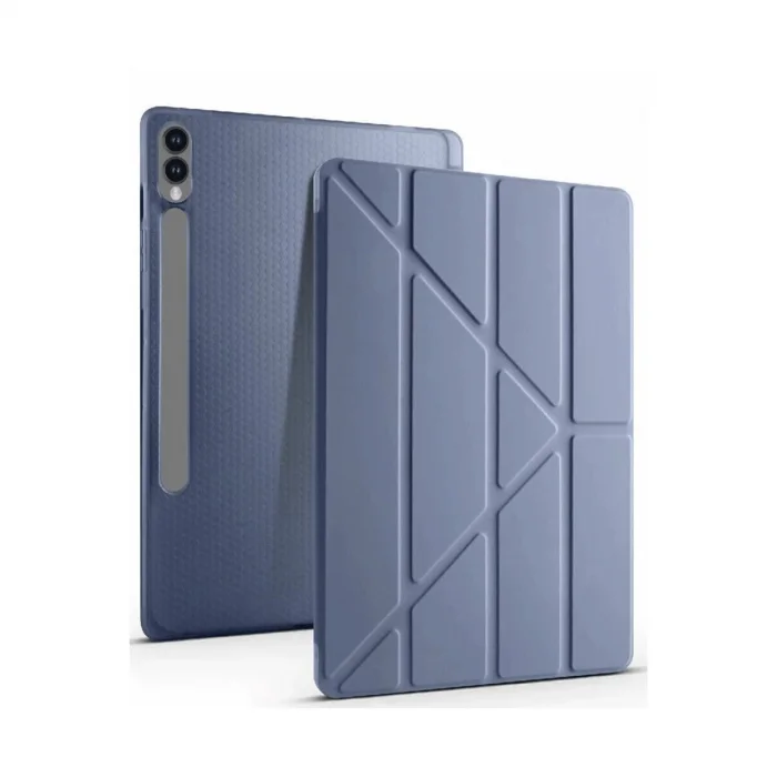 BUĞZ Samsung Galaxy X610 Tab S9 Fe Plus 12.4 Kılıf Kalemlikli Mars Tablet Kılıfı - Lavender