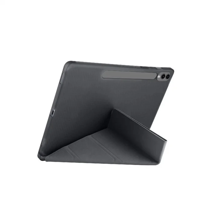 BUĞZ Samsung Galaxy X610 Tab S9 Fe Plus 12.4 Kılıf Kalemlikli Mars Tablet Kılıfı - Siyah