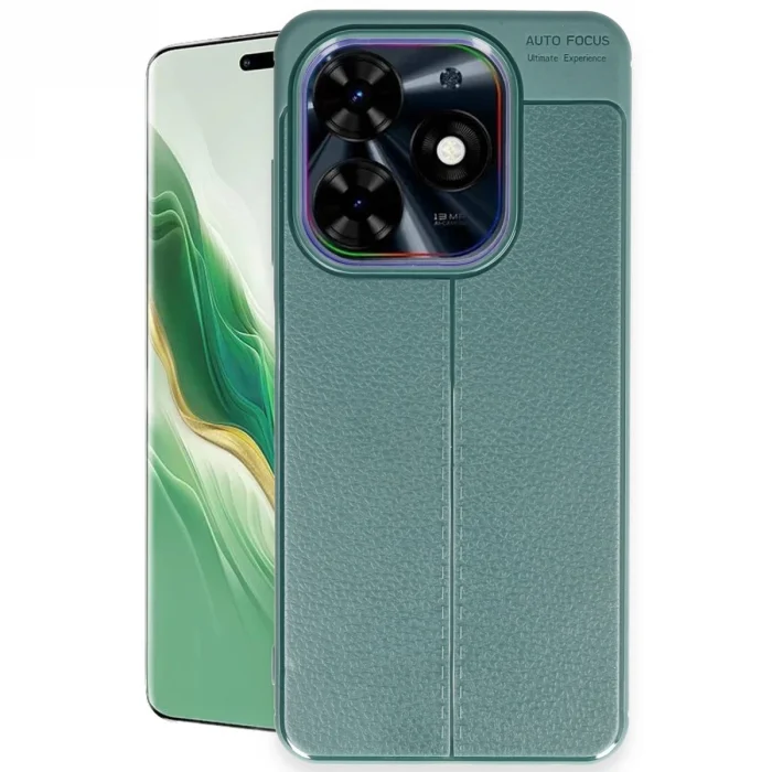 BUĞZ Tecno Spark Go 2024 Kılıf Auto Focus Kapak - Koyu Yeşil
