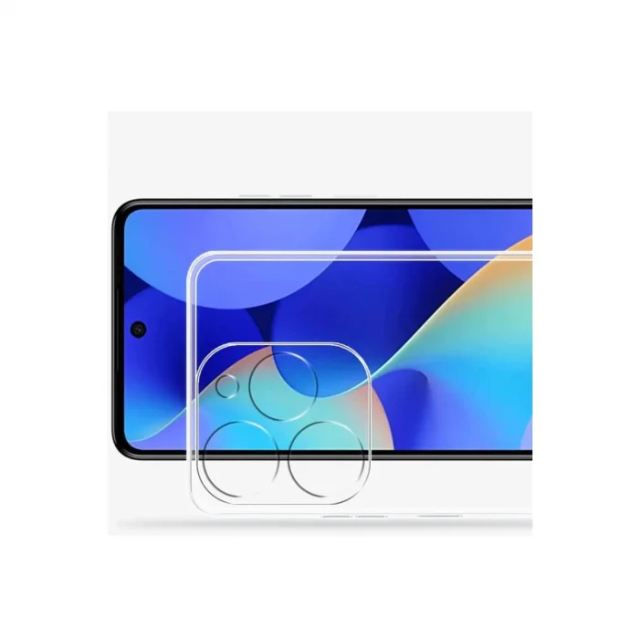 BUĞZ Tecno Spark Go 2024 Kılıf Lüx Şeffaf Silikon