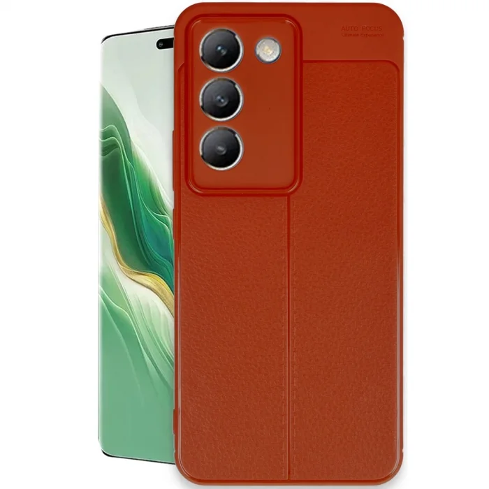 BUĞZ Vivo V30 Lite 4g Kılıf Auto Focus Kapak - Kırmızı