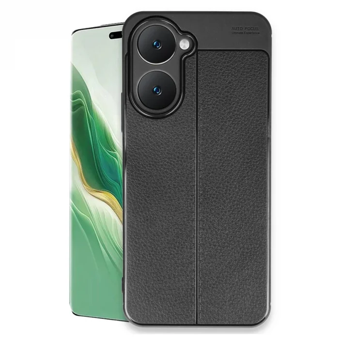 BUĞZ Vivo Y18 Kılıf Auto Focus Kapak - Siyah
