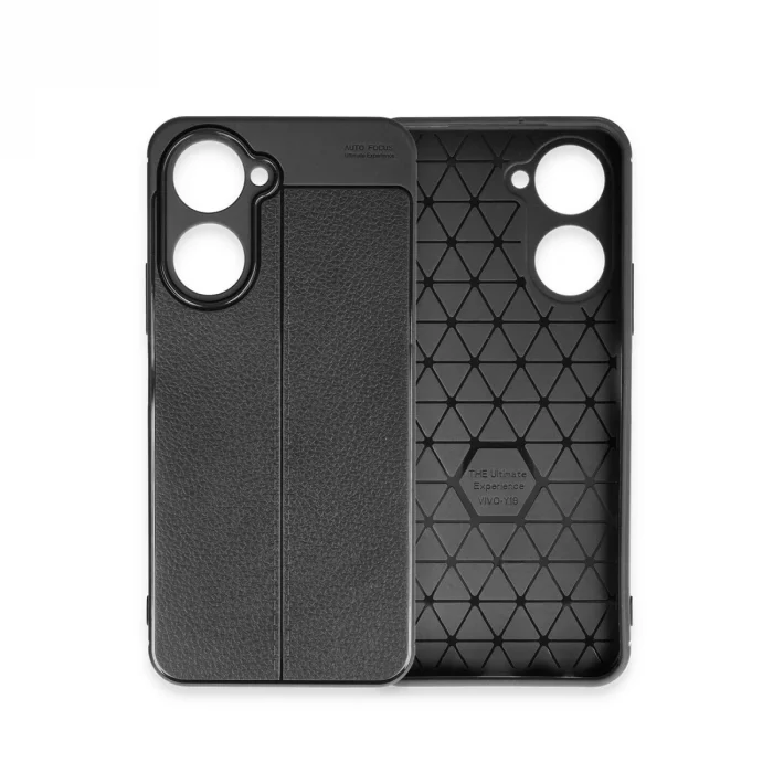 BUĞZ Vivo Y18 Kılıf Auto Focus Kapak - Siyah