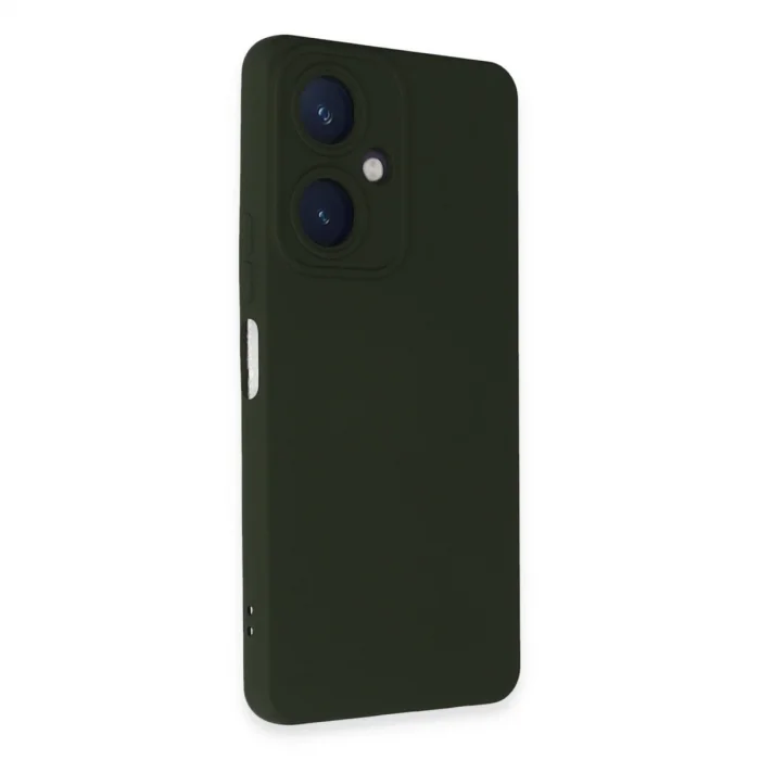 BUĞZ Vivo Y27 Kılıf Nano İçi Kadife Silikon - Koyu Yeşil