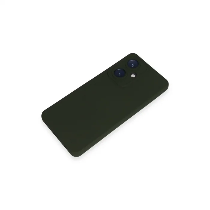 BUĞZ Vivo Y27 Kılıf Nano İçi Kadife Silikon - Koyu Yeşil
