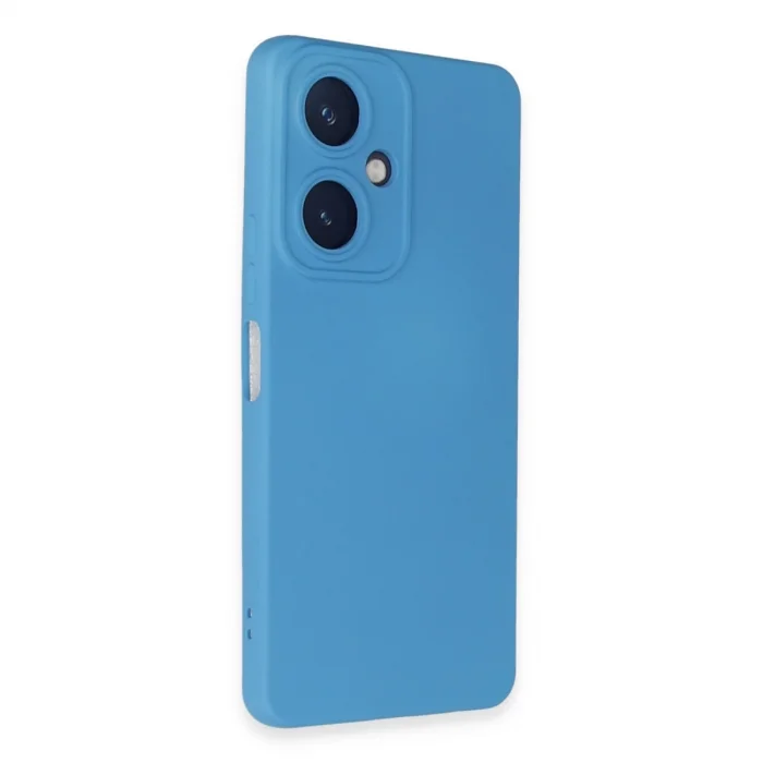 BUĞZ Vivo Y27 Kılıf Nano İçi Kadife Silikon - Mavi