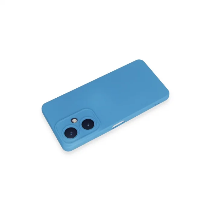 BUĞZ Vivo Y27 Kılıf Nano İçi Kadife Silikon - Mavi