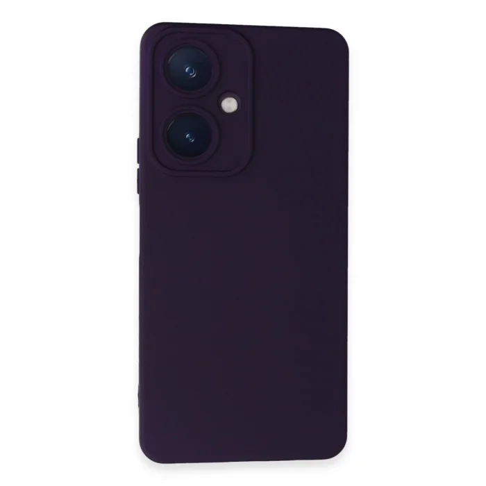 BUĞZ Vivo Y27 Kılıf Nano İçi Kadife Silikon - Mor