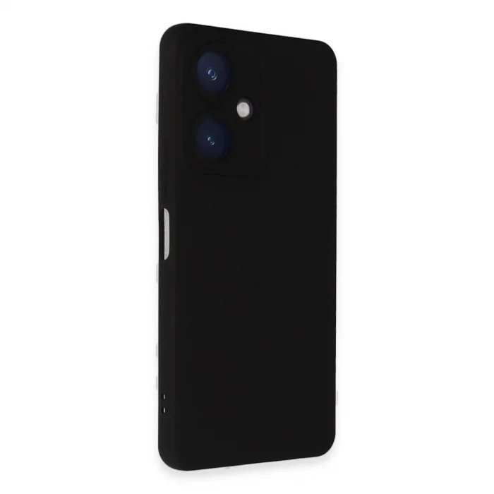 BUĞZ Vivo Y27 Kılıf Nano İçi Kadife Silikon - Siyah