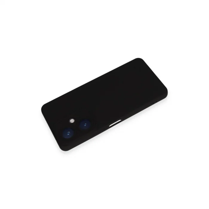 BUĞZ Vivo Y27 Kılıf Nano İçi Kadife Silikon - Siyah