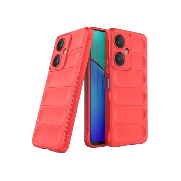 BUĞZ Vivo Y27 Kılıf Optimum Silikon - Kırmızı