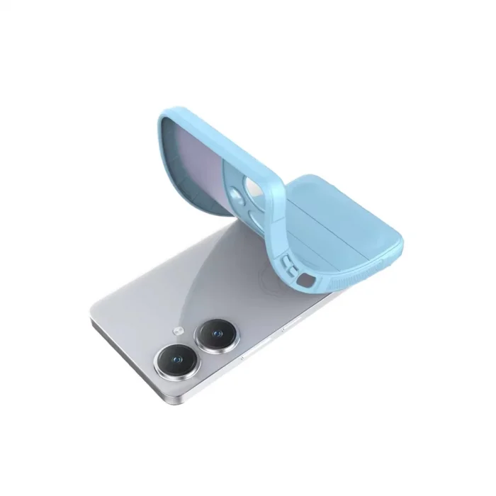 BUĞZ Vivo Y27 Kılıf Optimum Silikon - Sky Blue