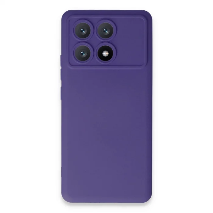 BUĞZ Xiaomi Poco X6 Pro Kılıf Nano İçi Kadife Silikon - Mor