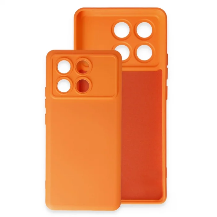 BUĞZ Xiaomi Poco X6 Pro Kılıf Nano İçi Kadife Silikon - Mor