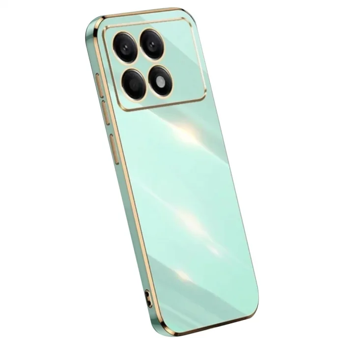 BUĞZ Xiaomi Poco X6 Pro Kılıf Volet Silikon - Açık Yeşil