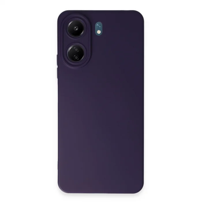 BUĞZ Xiaomi Redmi 13c Kılıf Nano İçi Kadife Silikon - Mor