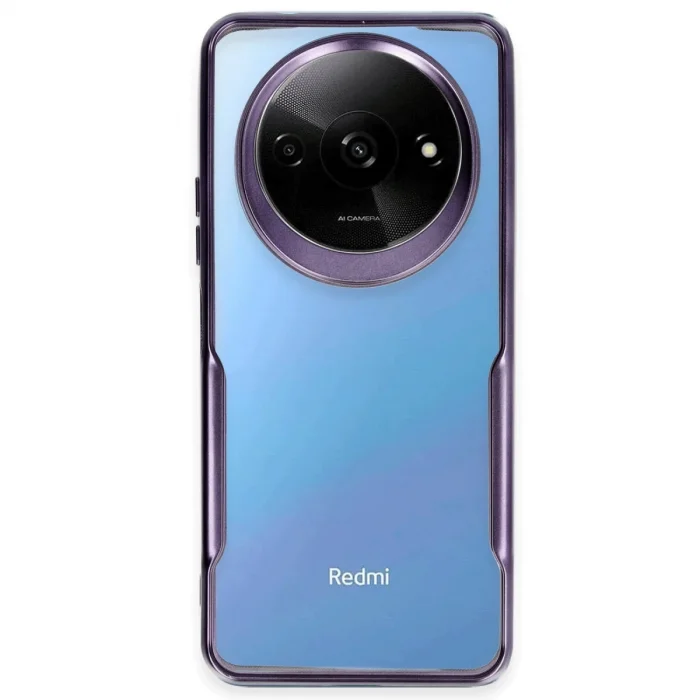 BUĞZ Xiaomi Redmi A3 4g Kılıf Boyi Silikon Kapak - Derin Mor