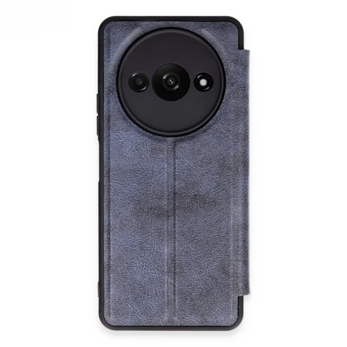 BUĞZ Xiaomi Redmi A3 4g Kılıf Flip Cover - Lacivert