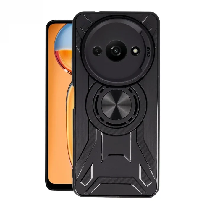 BUĞZ Xiaomi Redmi A3 4g Kılıf Lincoln Silikon - Siyah