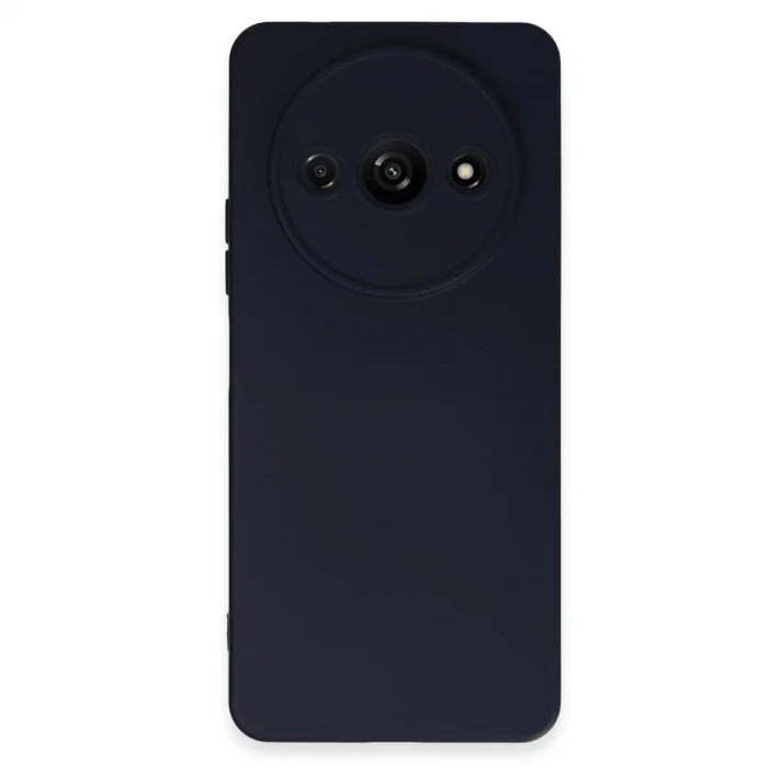 BUĞZ Xiaomi Redmi A3 4g Kılıf Nano İçi Kadife Silikon - Lacivert