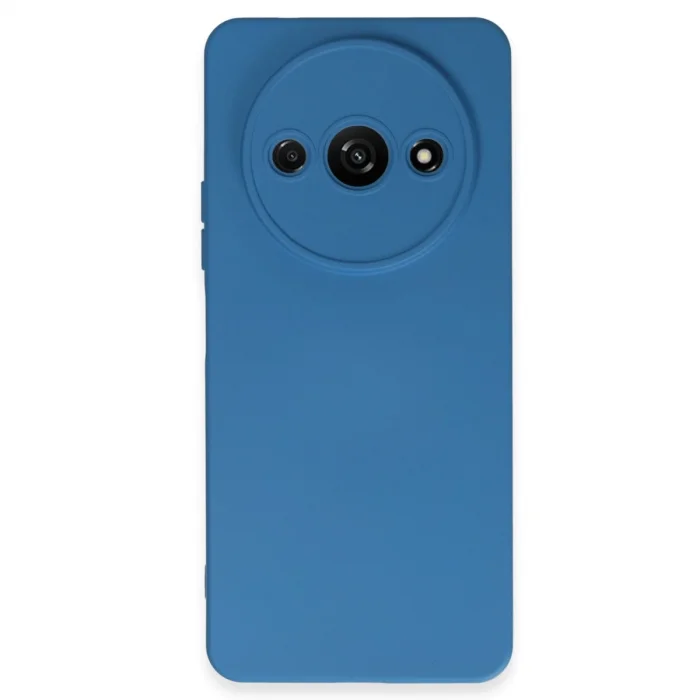 BUĞZ Xiaomi Redmi A3 4g Kılıf Nano İçi Kadife Silikon - Mavi