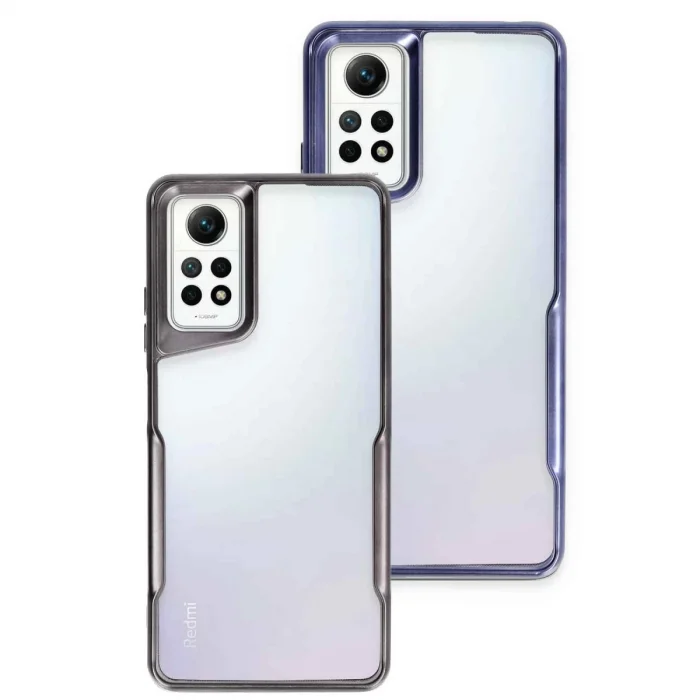 BUĞZ Xiaomi Redmi Note 12 Pro 4g Kılıf Boyi Silikon Kapak - Siyah