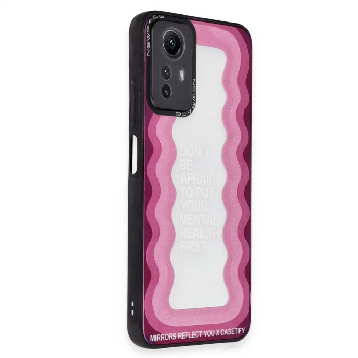 BUĞZ Xiaomi Redmi Note 12 Pro 5g Kılıf Mirror Desenli Kapak - Mirror - 11