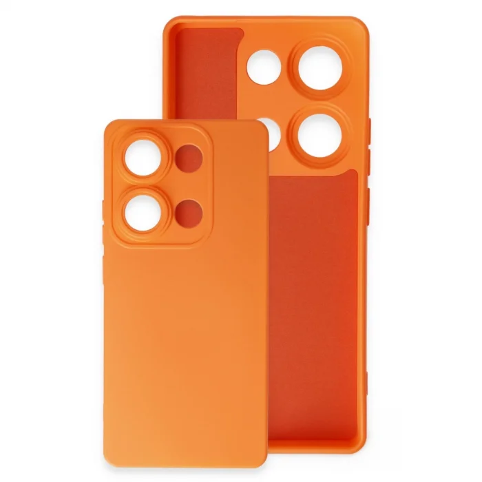 BUĞZ Xiaomi Redmi Note 13 4g Kılıf Nano İçi Kadife Silikon - Pudra