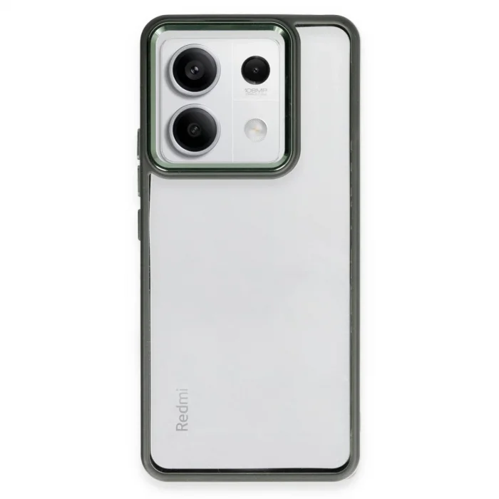 BUĞZ Xiaomi Redmi Note 13 4g Kılıf Power Silikon - Koyu Yeşil
