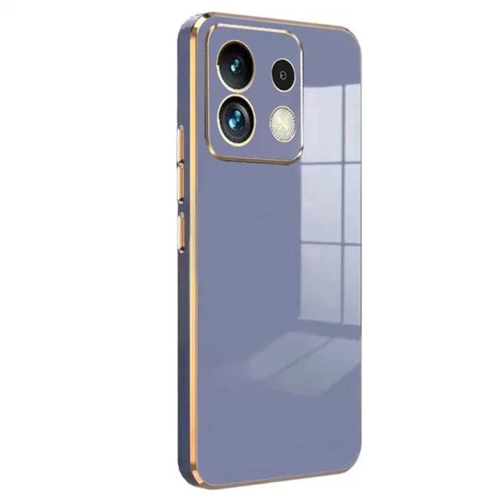 BUĞZ Xiaomi Redmi Note 13 4g Kılıf Volet Silikon - Mavi