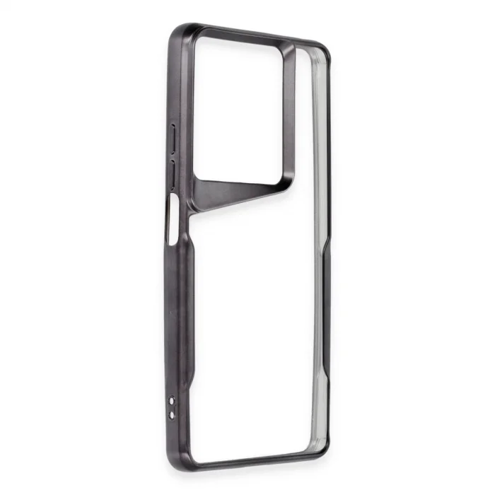 BUĞZ Xiaomi Redmi Note 13 Pro 4g Kılıf Boyi Silikon Kapak - Siyah