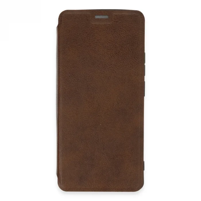 BUĞZ Xiaomi Redmi Note 13 Pro 4g Kılıf Flip Cover - Taba