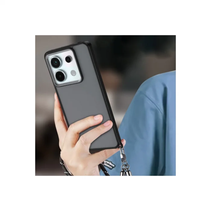 BUĞZ Xiaomi Redmi Note 13 Pro 5g Kılıf Elegant Kapak - Açık Mavi