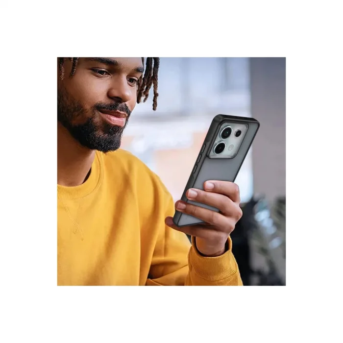 BUĞZ Xiaomi Redmi Note 13 Pro 5g Kılıf Elegant Kapak - Pudra