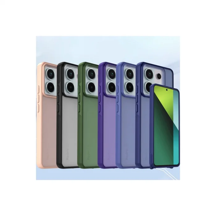 BUĞZ Xiaomi Redmi Note 13 Pro 5g Kılıf Elegant Kapak - Pudra