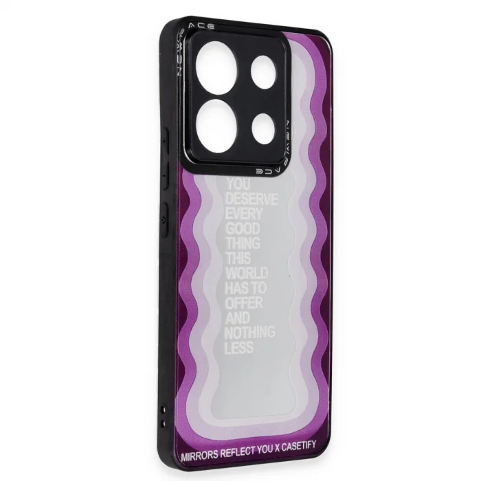 BUĞZ Xiaomi Redmi Note 13 Pro 5g Kılıf Mirror Desenli Kapak - Mirror - 5