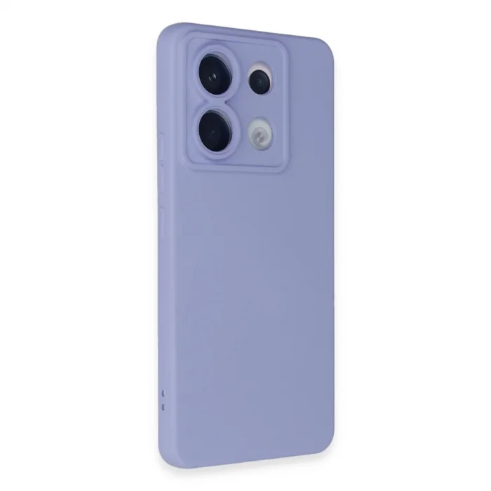BUĞZ Xiaomi Redmi Note 13 Pro 5g Kılıf Nano İçi Kadife Silikon - Lila