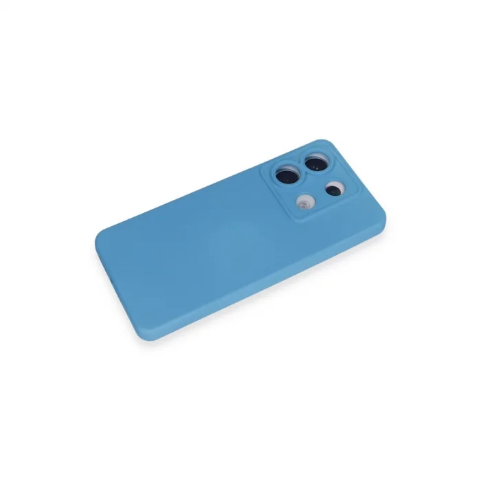 BUĞZ Xiaomi Redmi Note 13 Pro 5g Kılıf Nano İçi Kadife Silikon - Mavi