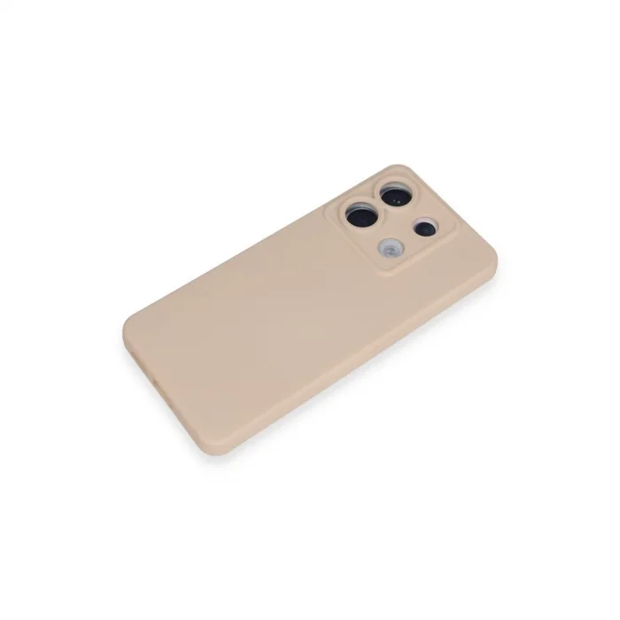 BUĞZ Xiaomi Redmi Note 13 Pro 5g Kılıf Nano İçi Kadife Silikon - Pudra