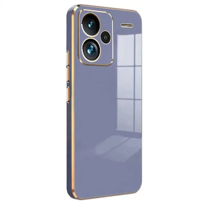 BUĞZ Xiaomi Redmi Note 13 Pro Plus Kılıf Volet Silikon - Mavi