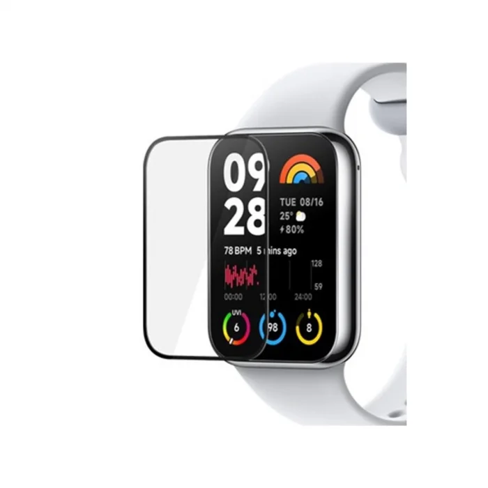 BUĞZ Xiaomi Smart Band 8 Pro Polymer Nano Ekran Koruyucu - Şeffaf