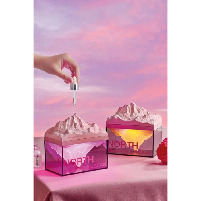 BUĞZ Z4 Kuzey Okyanus Temalı Gece Lambası Özellikli Bt Kablosuz Hoparlör - Pembe