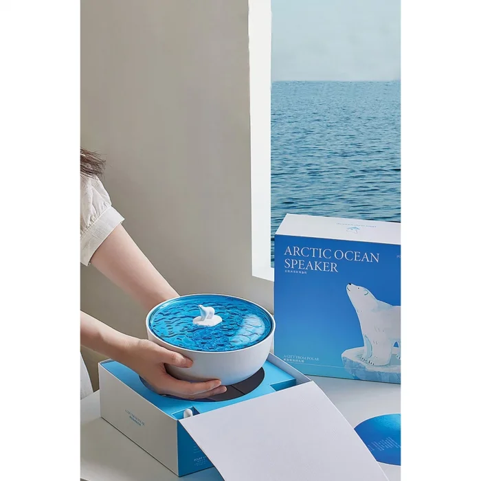 BUĞZ Z5 Arktik Okyanus Temalı Bt Kablosuz Hoparlör - Mavi