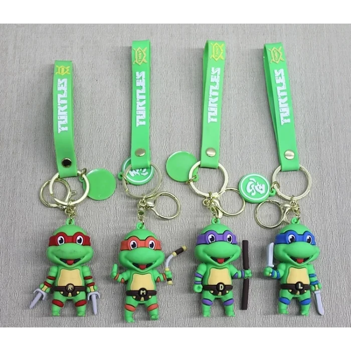 BUĞZ Ninja Kaplumbağalar Silikon Anahtarlık Alk4260