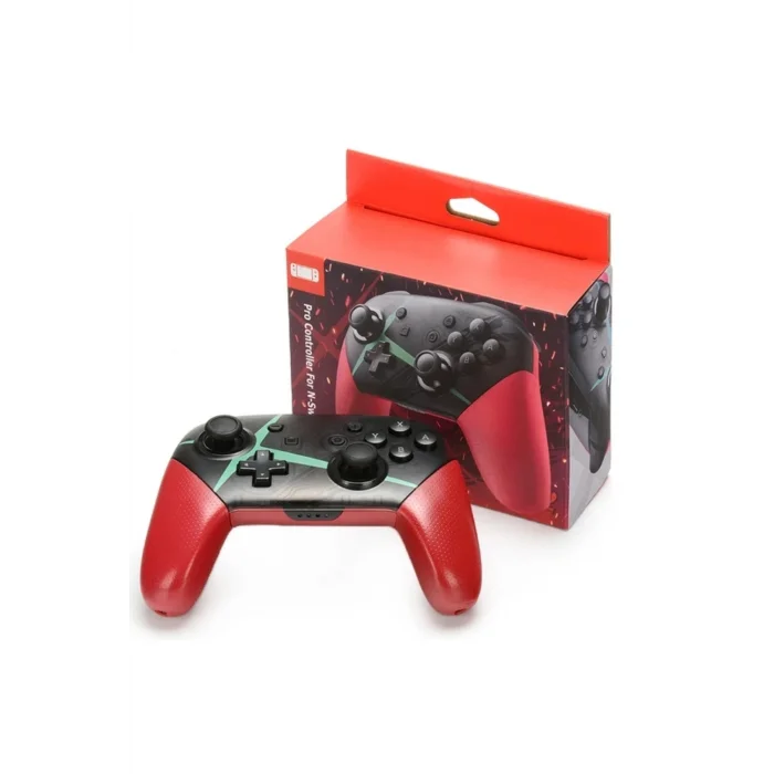 BUĞZ Nintendo Switch uyumlu kırmızı bluetooth joystick kablosuz oyun kolu - Garantisiz Garanti Süresi