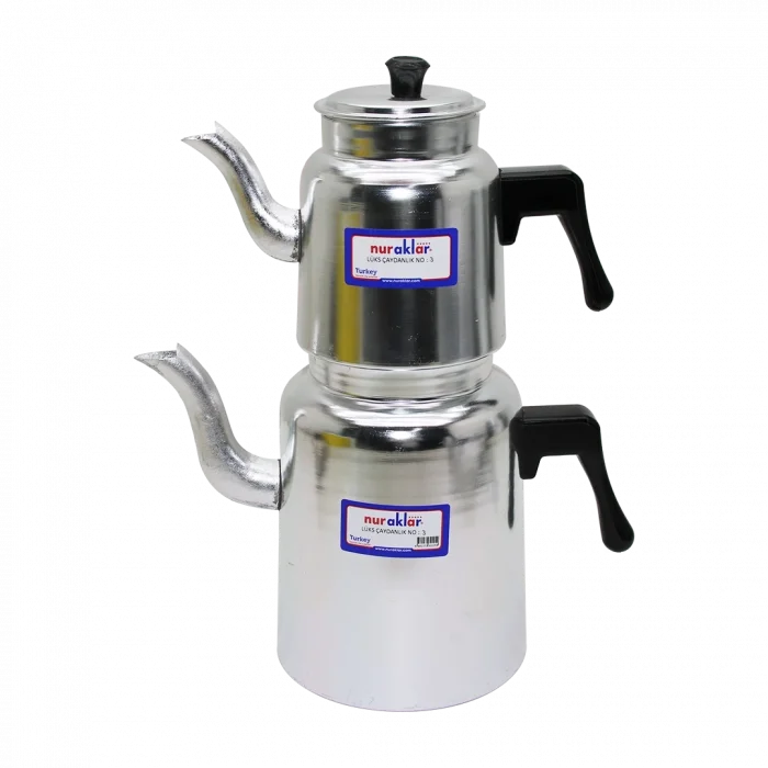 BUĞZ No-3 Lüks Alüminyum Çaydanlık Takımı Bx40