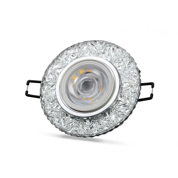 BUĞZ NOAS YL65 1677 Hektor Led Çerçeveli 4000K Kristal Cam Spot Kasa - Priz ve Anahtar İçin Uyumlu Çerçeve
