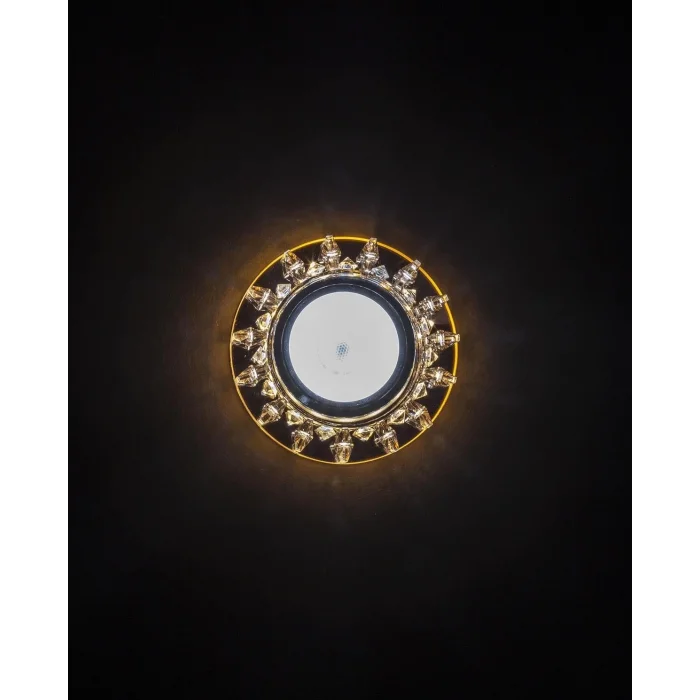  NOAS YL65 1687 Podos Led Çerçeveli 4000K Kristal Cam Spot Kasa - Priz ve Anahtar İçin Uyumlu Çerçeve